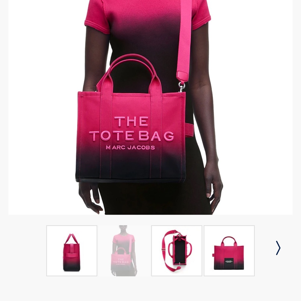 Marc Jacobs Fuchsia and Black Tote - Picture 13 of 15